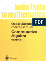 Oscar Zariski, Peirre Samuel - Commutative Algebra, Vol I, Graduate Texts in Mathematics 28, Springer (1965) PDF