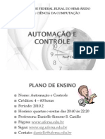 Aula 01 - Automação e Controle