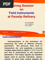 Field Instrumentation