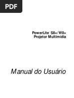 Manual Projetor Epson S8+ PDF