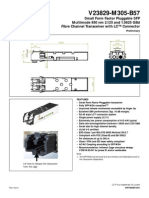 Small Form Factor Pluggable SFP Multimode 850 NM 2.125 and 1.0625 GBD Fibre Channel Transceiver With LC™ Connector