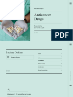 Anticancer Drugs: Pharmacology 2