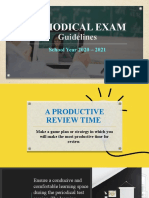 Periodical Exam: Guidelines