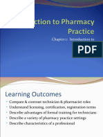 Chapter 1: Introduction To Pharmacy