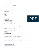 Unit Converter: CM To Inches Converter - Rapidtables