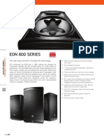 Eon 600 Series: The Next Step Forward in Portable PA Technology