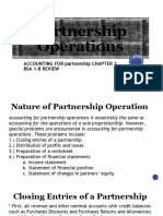 Partnership Operations Review