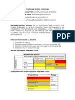 Diseño de Matriz de Riesgo