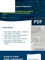 Guide To Traffic Impact Assessment: Case Studies