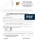 Autorisation Parentale PDF