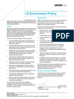 Safety, Health & Environment Policy: Purpose Expectations