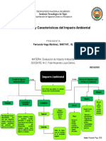 Mapa Conceptual de Modalidades y Características Del Impacto Ambiental