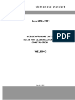 TCVN 5318-2001 Mobile Offshore Installation-Welding (EN) PDF