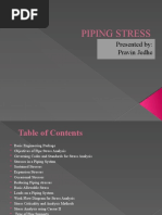 Module 05 Piping Stress Analysis Pravin Jedhe