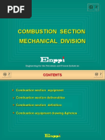 Combustion Section Mechanical Division