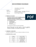 Prueba de Orientación Vocacional 2019 Intereses y Aptitudes