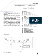 150ma Low-Noise Low-Dropout Linear Regulator: Description Features