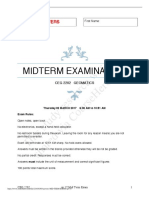 Suveying Mid Term Exam PDF