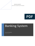 Banking System: Arturas Bulavko