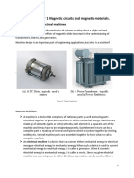 EE208 Chapter 1 Magnetic Circuits and Magnetic Materials.: 1. Basic Concepts of Electrical Machines