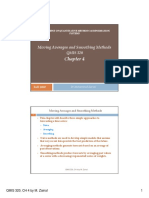 Moving Averages and Smoothing Methods PDF