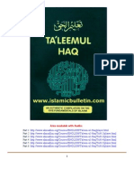 Taleem Al-Haqq - English