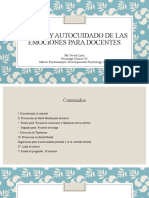 Autocuidado en Salud Mental para Docentes