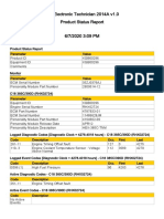 Cat Electronic Technician 2014A v1.0 Product Status Report