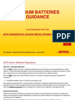 Lithium Batteries Guidance: Iata Dangerous Goods Regulations 59 EDITION 2018