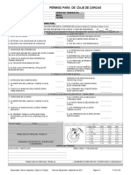 Permiso para Izaje de Carga