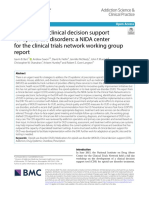 Developing A Clinical Decision Support For Opioid Use Disorders: A NIDA Center For The Clinical Trials Network Working Group