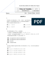 Ficha de Trabalho 4 - Eq. Vetorial e Eq