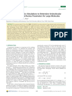 Use of Direct Dynamics Simulations To Determine Unimolecular Reaction Paths and Arrhenius Parameters For Large Molecules