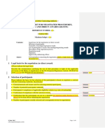 Negotiation Report For Negotiated Procedures, (Procurement) and Direct Award (Grants)