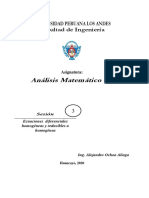 Sesion 3 - Ecuaciones Diferenciales Homogéneas y Reducibles A Homogénea