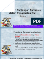 Kasus Dan Tantangan Farmasis Dalam Pengobatan DM