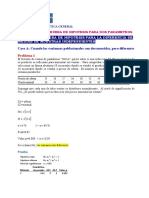 IE - Lab - 3 Prueba de Hipotesis para Dos Poblaciones - Minitab