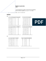 Chapter 2: Boolean Algebra & Logic Gates Solutions of Problems: Problem: 2-1