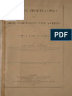 At Is Spiritualism?: Shall Spiritualists Have A Creed?