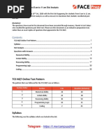 FACE - TCS NQT 24th Oct 8 Am To 11 Am Slot Analysis PDF