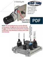 400w Heavy Duty Sand Rail Electric Power Steering Kit PDF