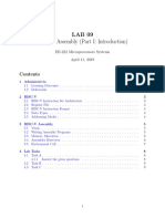 LAB 09 RISC-V Assembly (Part I: Introduction) : EE-222 Microprocessors Systems April 11, 2019