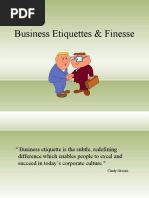 Business Etiquettes & Finesse