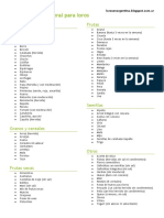 Alimentación General para Loros - PDF Versión 1