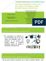 Instrumentos para Medición Angular y Lineal