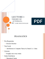 Theory of Automata BY:: Yasir Ghayor Malik