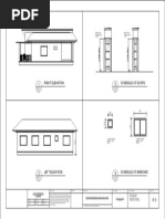 Right Elevation Schedule of Doors 1 3: FL FL