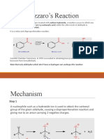 9-Cannizzaro's Reaction: Reduced (Giving Primary Alcohol)