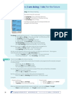 Present Tenses (I Am Doing / I Do) For The Future