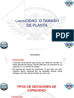 03 Capacidad de Planta - Tamaño de Planta